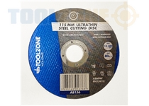 Toolzone 115Mm Ultrathin S/S Cut Disc As60w