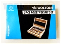 Toolzone 5Pc Forstner Bit Set In Wood Box