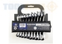 Toolzone 10Pc Mm Stubby Spanners F/P In Rack