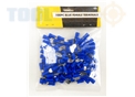 Toolzone 100Pc Blue Male Terminals