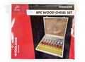 Toolzone 8Pc Wood Chisel Set In Wooden Case